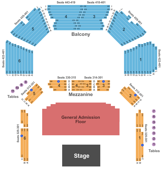 ACL Live At The Moody Theater Lola Young Seating Chart